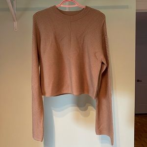 Chandail laine dynamite brun beige